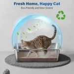 Bac à Litière pour Chat en Inox 40×30×10 cm : Avis Complet