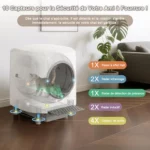 Ellenpent Litière Autonettoyante Fermée XL 90L : Avis Complet
