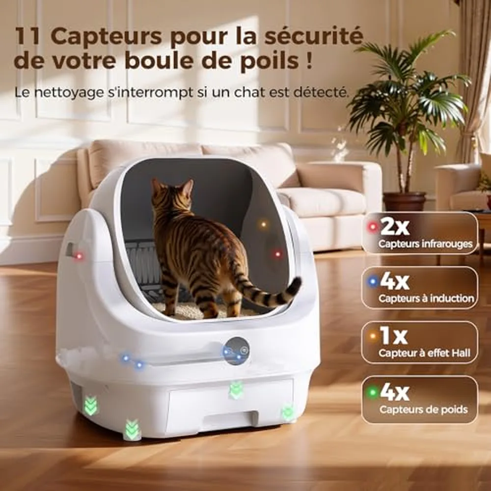 Ellenpent Litière Chat Autonettoyante Ouverte : Avis Complet 2026