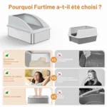 FURTIME Bac à Litière en Inox : Avis Complet et Test