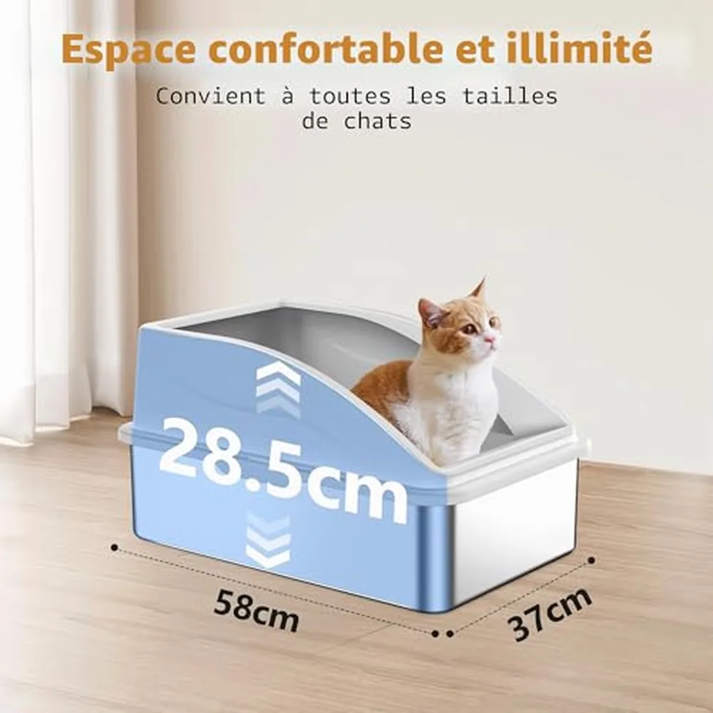 FURTIME Bac à Litière en Inox : Avis Complet et Test