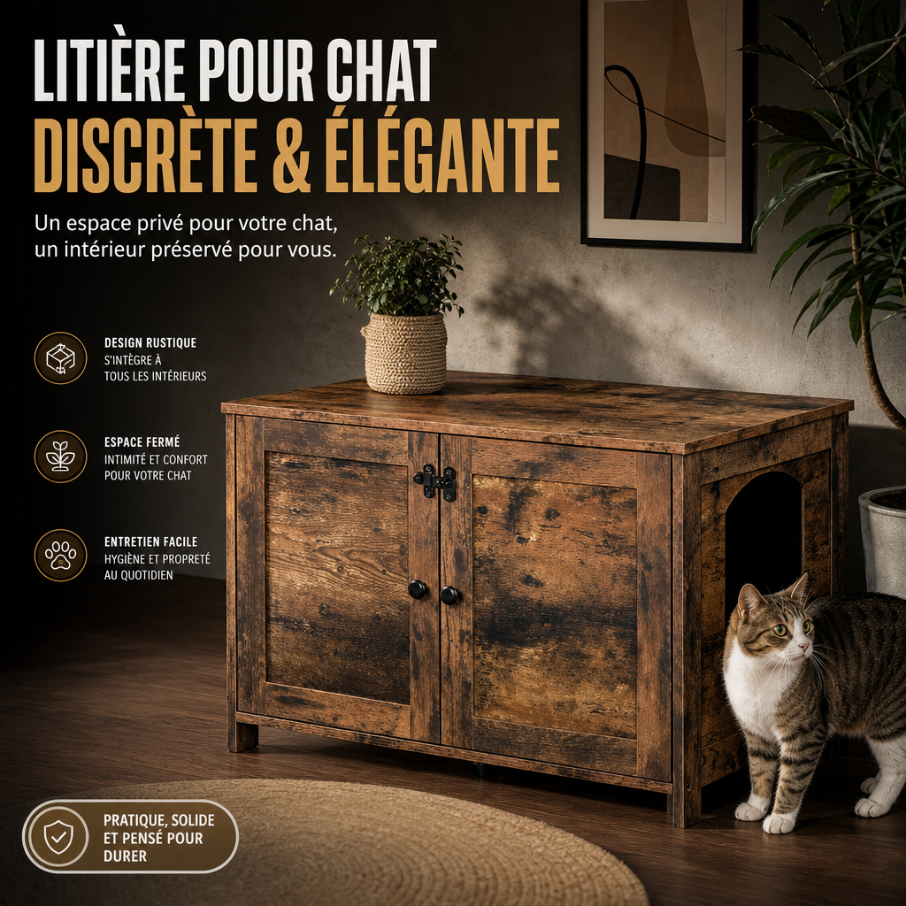 HOOBRO Niche pour Chat : Avis Complet et Test 2026 — infographie produit