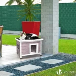 VOUNOT Maison de Chat en Bois avec Toit Bitumé : Avis Complet
