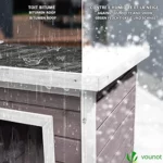VOUNOT Maison de Chat en Bois avec Toit Bitumé : Avis Complet