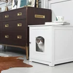 zoovilla Kitty Litter Loo : Avis Complet sur ce Meuble Litière Blanc