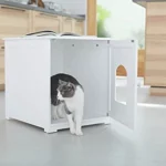 zoovilla Kitty Litter Loo : Avis Complet sur ce Meuble Litière Blanc