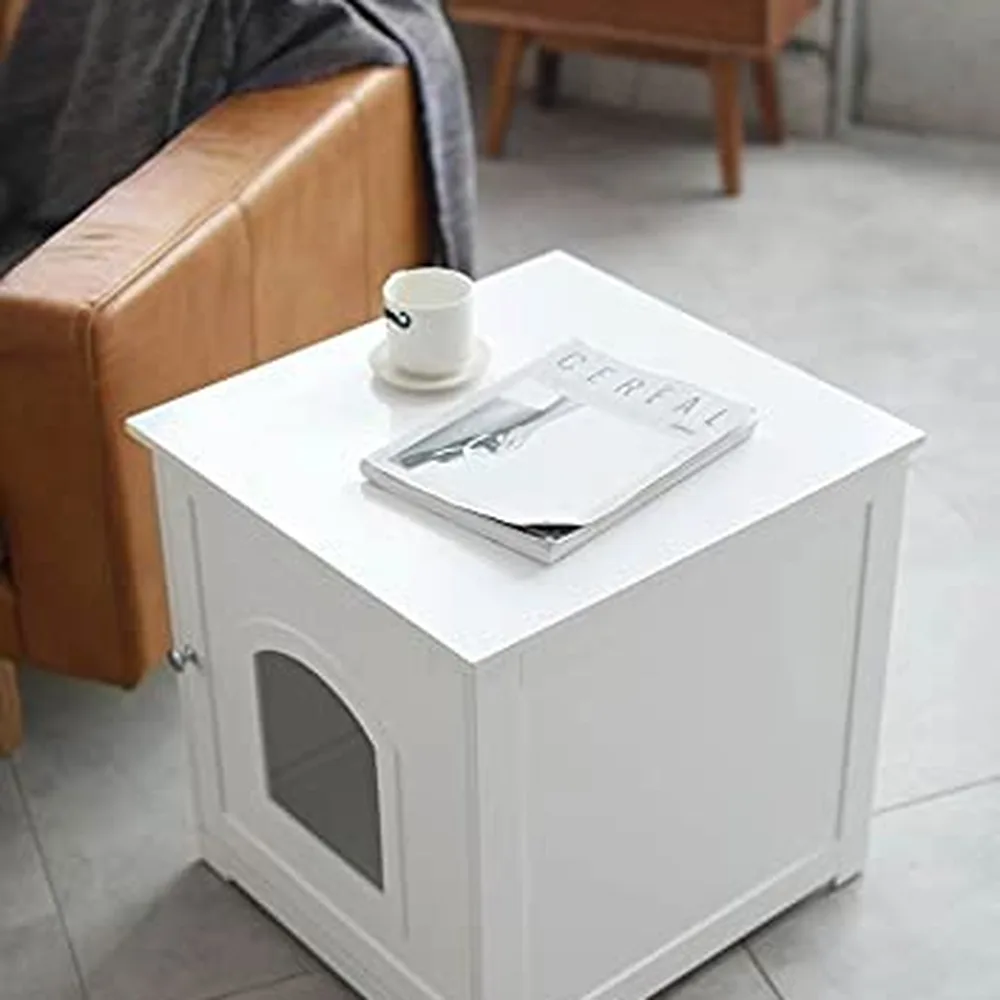 zoovilla Kitty Litter Loo : Avis Complet sur ce Meuble Litière Blanc