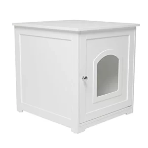 zoovilla Kitty Litter Loo : Avis Complet sur ce Meuble Litière Blanc