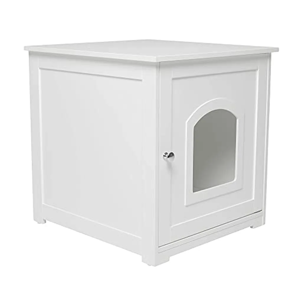 zoovilla Kitty Litter Loo : Avis Complet sur ce Meuble Litière Blanc