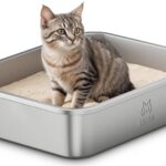 Bac à Litière pour Chat en Inox 40×30×10 cm : Avis Complet