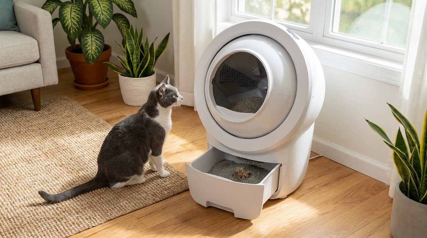 Litière électrique pour chat : top des modèles connectés et intelligents