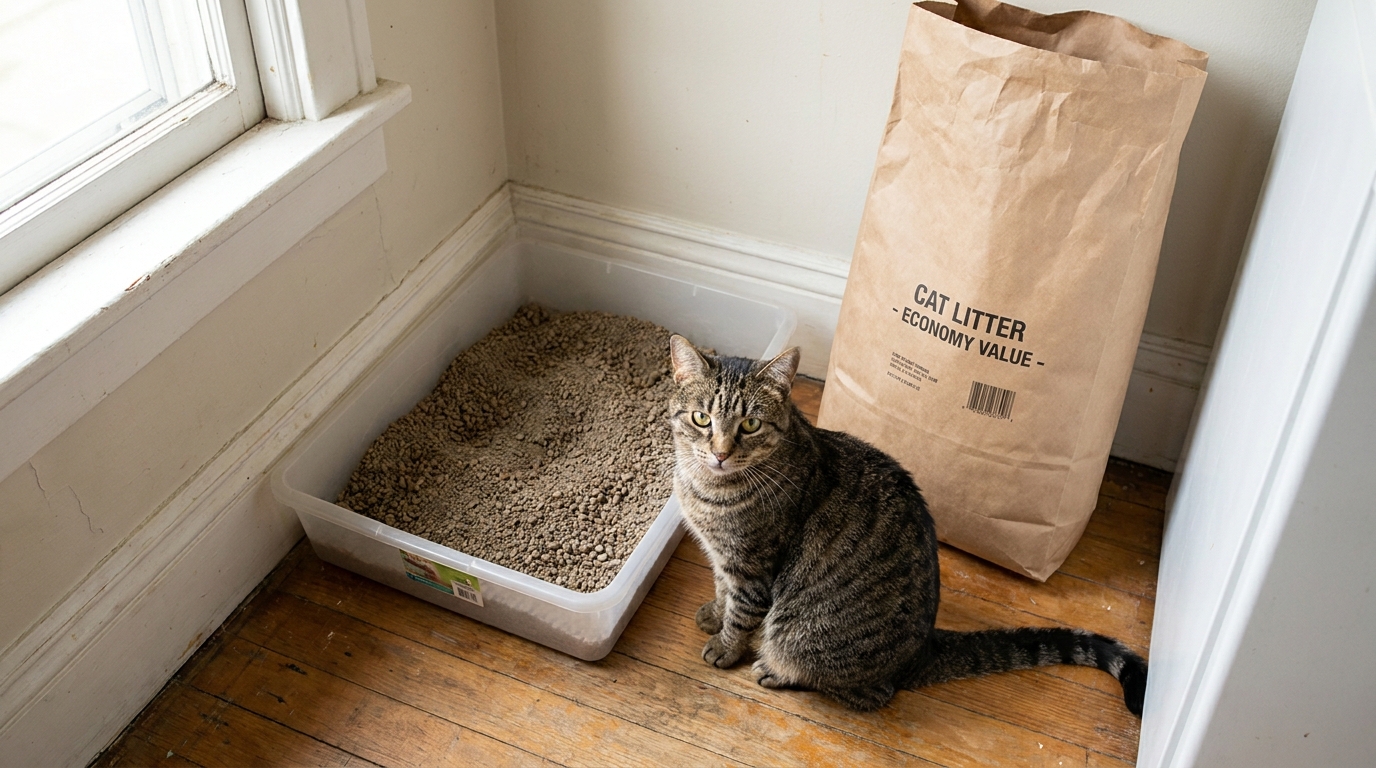 Litière pour chat pas chère : les meilleures options à petit prix