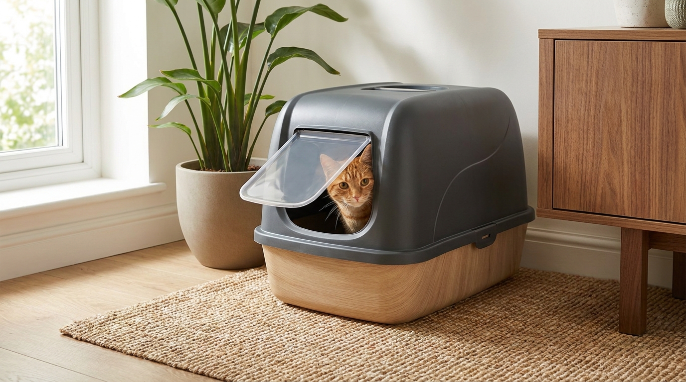 Litière fermée pour chat : quel bac avec capot choisir ?