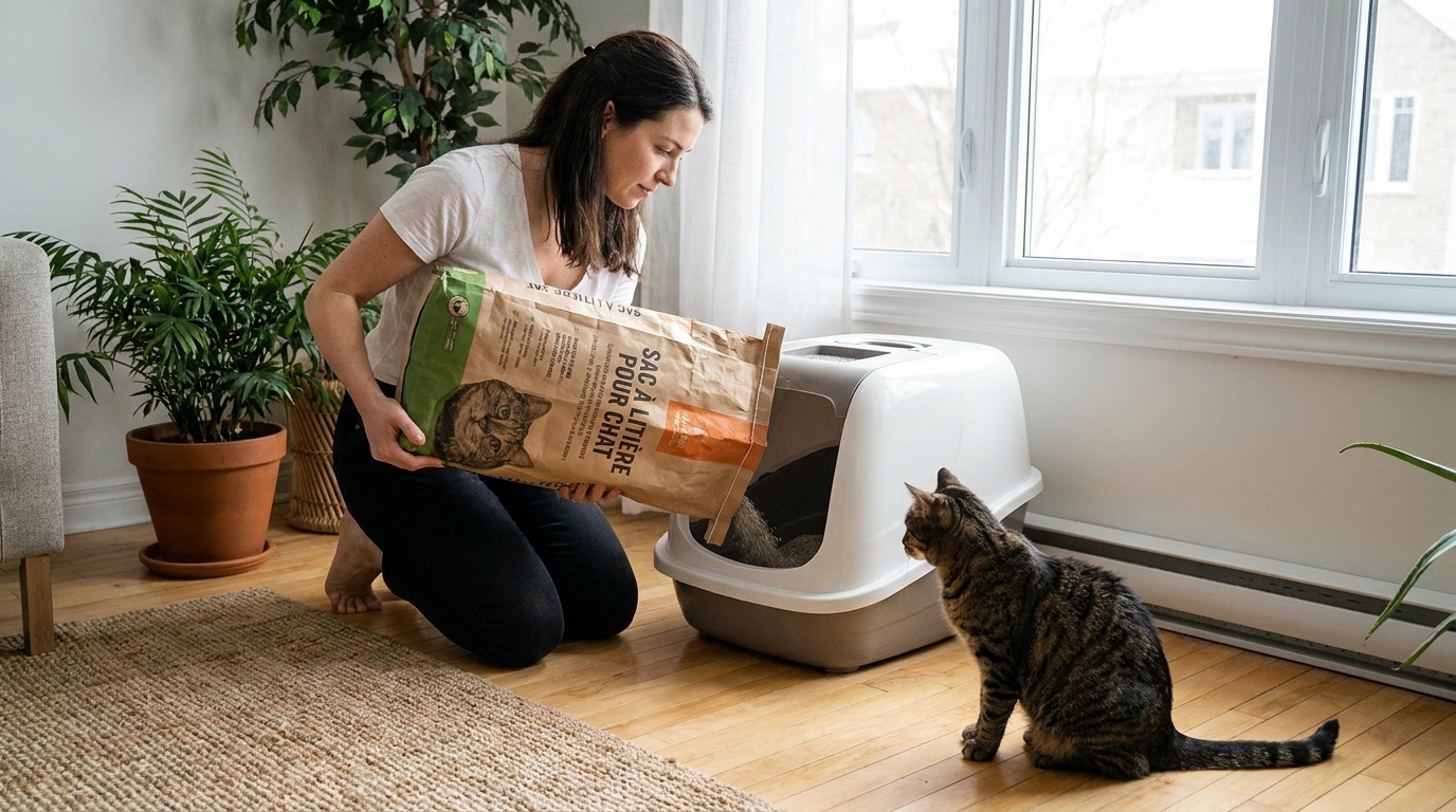 Sacs pour litière chat : lesquels choisir pour faciliter le nettoyage ?