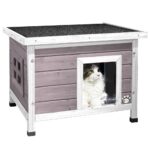 VOUNOT Maison de Chat en Bois avec Toit Bitumé : Avis Complet