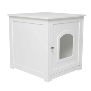 zoovilla Kitty Litter Loo : Avis Complet sur ce Meuble Litière Blanc